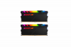 Оперативная память  32GB Kit (2x16GB) GEIL DDR4 PC4-25600 3200MHz EVO X II Black с RGB подсветкой 16