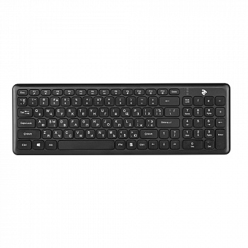 Клавиатура 2E KS230 Slim WL Black