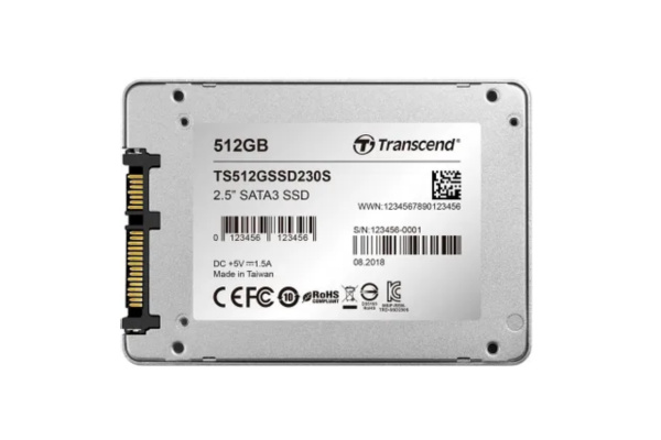 Жесткий диск SSD 512GB Transcend TS512GSSD230S - 3 Жесткий диск SSD 512GB Transcend TS512GSSD230S - 3