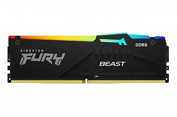 ОЗУ Kingston Fury Beast RGB 8Gb 6000MHz DDR5 DIMM, CL40, 1.25v, KF560C40BBA-8