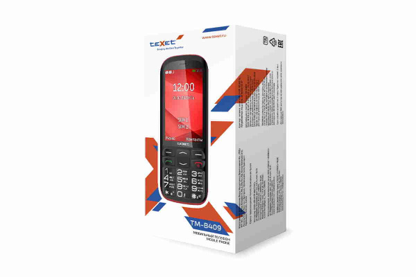 Мобильный телефон teXet TM-B409 черны