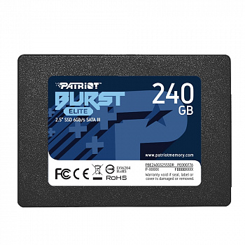 SSD-накопитель  240GB SSD PATRIOT Burst Elite 2.5” PBE240GS25SSDR
