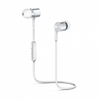 Наушники-вкладыши беспроводные OLMIO "BTE-05" Bluetooth 5.0 белый