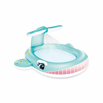 Детский надувной бассейн INTEX Whale Spray 57440NP 201 x 196 см Детский надувной бассейн INTEX Whale Spray 57440NP 201 x 196 см