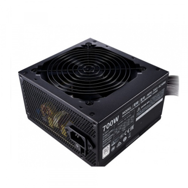 Блок питания CoolerMaster MasterWatt Lite 700W Вентилятор 12 см, 80PLUS, MPE-7001-ACABW-EU