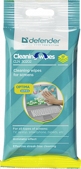 Чистящее салфетки Defender CLN 30202 Optima 20 шт