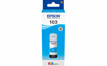 Чернила Epson C13T00S24A для 103 EcoTank L3100/L3101/L3110/L3150 голубой