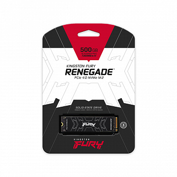Твердотельный накопитель SSD Kingston FURY Renegade SFYRS/500G M.2 NVMe PCIe 4.0 Твердотельный накопитель SSD Kingston FURY Renegade SFYRS/500G M.2 NVMe PCIe 4.0