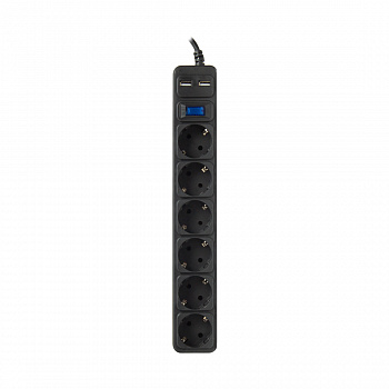 Сетевой фильтр SVC ZC6S-50M-USB 5 м. 220 в Сетевой фильтр SVC ZC6S-50M-USB 5 м. 220 в