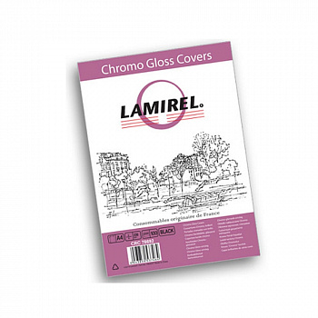 Обложки Lamirel Chromolux A4 LA-78689, картонные, глянцевые, цвет: белый, 230г/м², 100шт