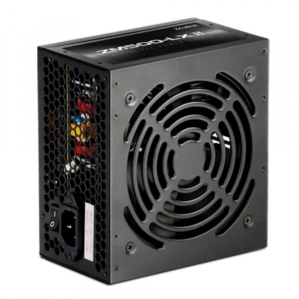 Блок питания Zalman ZM500-LXII (500W), 200-240 VAC,85%, aPFC,120mm,MB24,CPU(4+4),6xSATA,2xPCIe,3xMOL 2 