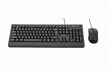 Клавиатура Delux DLD-6075OUB Black