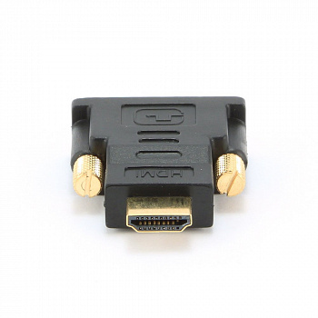Переходник HDMI <-> DVI Cablexpert A-HDMI-DVI-1, 19M/19M, золотые разъемы, пакет, черный Переходник HDMI <-> DVI Cablexpert A-HDMI-DVI-1, 19M/19M, золотые разъемы, пакет, черный