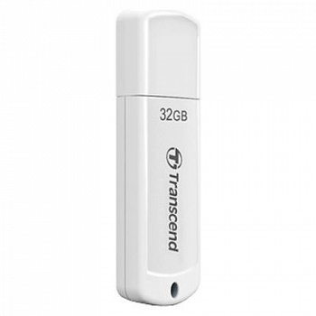USB Флеш 32GB 2.0 Transcend TS32GJF370 белый