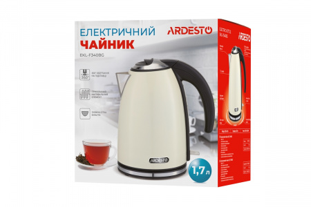 Электрочайник ARDESTO EKL-F340BG бежевый Электрочайник ARDESTO EKL-F340BG бежевый