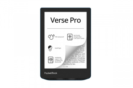 Электронная книга PocketBook PB634-A-CIS лазурный 