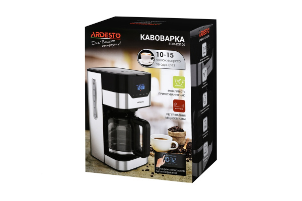 Кофеварка капельная Ardesto FCM-D3100 Black